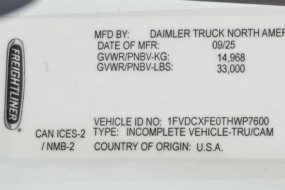 Used 2025 Terex TC55 on Freightliner