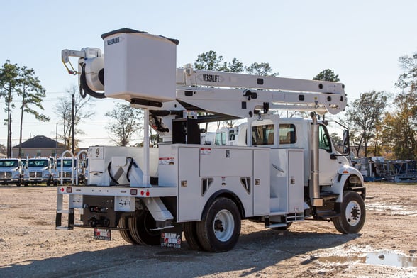 Used 2023 Versalift VN-555-MHI on Used 2024 International HV607