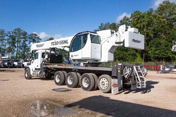 Used 2022 Manitex TC50155HL on Used 2023 Peterbilt 567