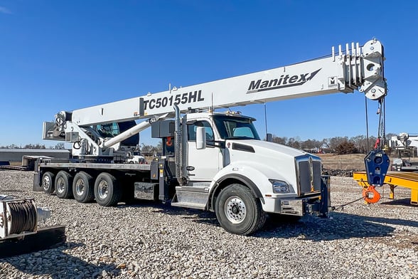 Used 2022 Manitex TC50155HL on Used 2022 Kenworth T880