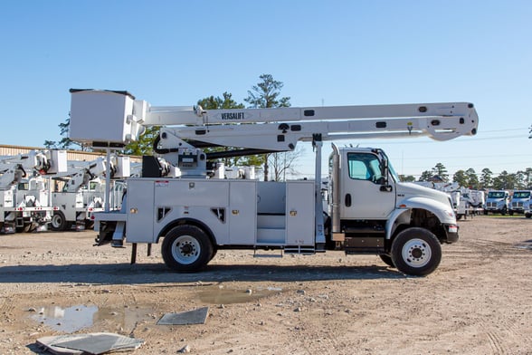 Used 2023 Versalift VN-555-MHI on Used 2024 International HV607