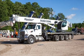 Thumbnail for Used 2022 Manitex TC50155HL on Used 2023 Peterbilt 567