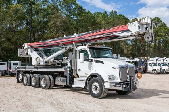 Used 2019 Manitex TC50155HL on Used 2020 Kenworth T880