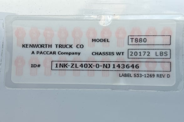 Used 2021 National NBT45127-2 on Used 2022 Kenworth T880