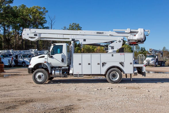 Used 2023 Versalift VN-555-MHI on Used 2024 International HV607