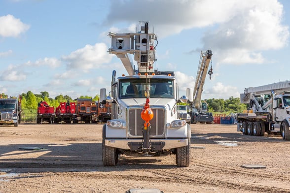 Used 2022 Manitex TC50155HL on Used 2023 Peterbilt 567