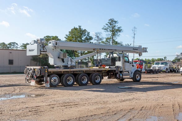 Used 2022 Manitex TC50155HL on Used 2023 Peterbilt 567