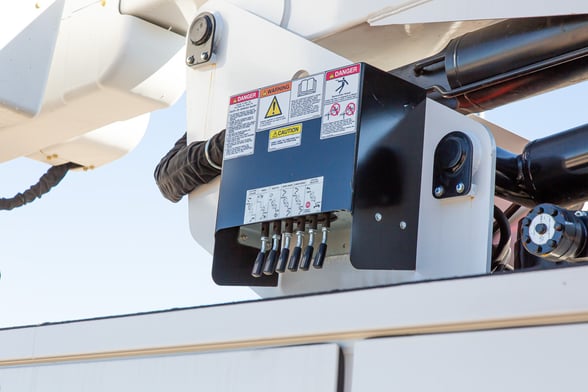 Used 2023 Versalift VN-555-MHI on Used 2024 International HV607