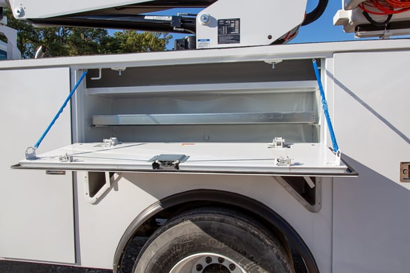 Used 2023 Versalift VN-555-MHI on Used 2024 International HV607