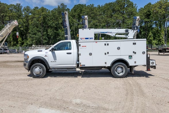 Used 2022 Stellar 7621 TMAX 1-11 service body on Used 2022 Ram 5500