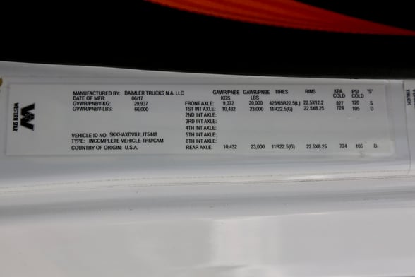 Used 2019 Manitex 35124C on Used 2018 Western Star 4700SB