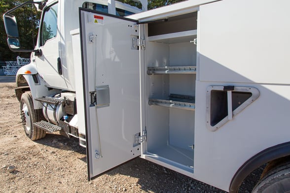 Used 2023 Versalift VN-555-MHI on Used 2024 International HV607