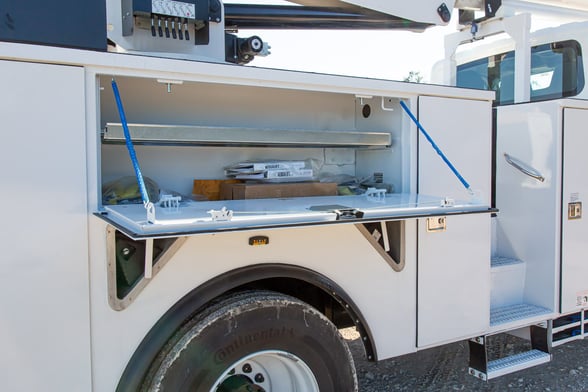 Used 2023 Versalift VN-555-MHI on Used 2024 International HV607