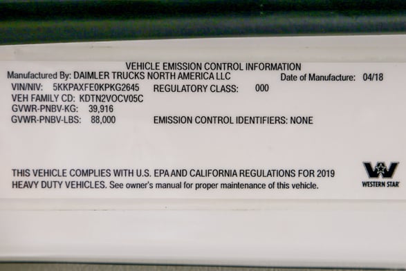 Used 2018 Manitex 40124SHL on Used 2019 Western Star 4700SB