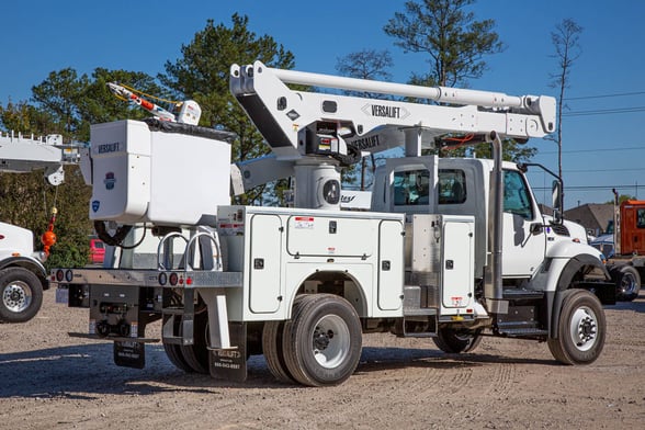 Used 2022 Versalift VST-6000-MHI-04 on Used 2023 International HV507