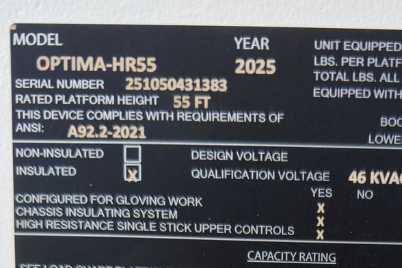 Used 2025 Terex TC55 on Freightliner