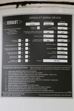 Used 2018 Versalift VST-40-I on Used 2019 Ram 5500