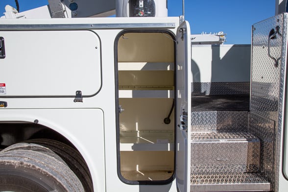 Used 2022 Versalift VST-6000-MHI-04 on Used 2023 International HV507