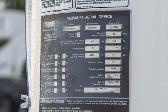 Used 2022 Versalift SST-40-EIH on Used 2022 Ram 5500