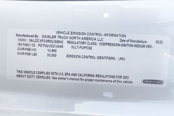 Used 2023 Versalift VN-555-MHI on Used 2024 Freightliner M2 106