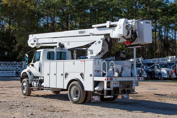 Used 2023 Versalift VN-555-MHI on Used 2024 International HV607