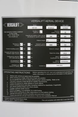 Used 2018 Versalift VST-47-I on Used 2018 Ram 5500