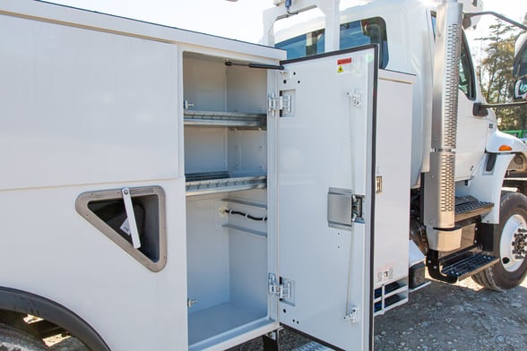 Used 2023 Versalift VN-555-MHI on Used 2024 International HV607