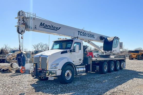 Used 2022 Manitex TC50155HL on Used 2022 Kenworth T880