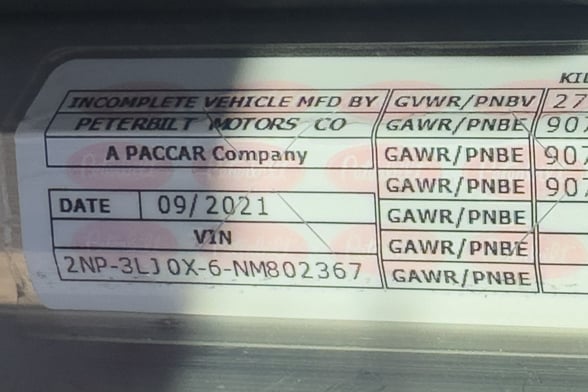 Used 2022 National 13110A on Used 2023 Peterbilt 348