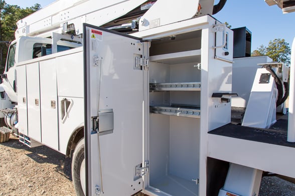 Used 2023 Versalift VN-555-MHI on Used 2024 International HV607