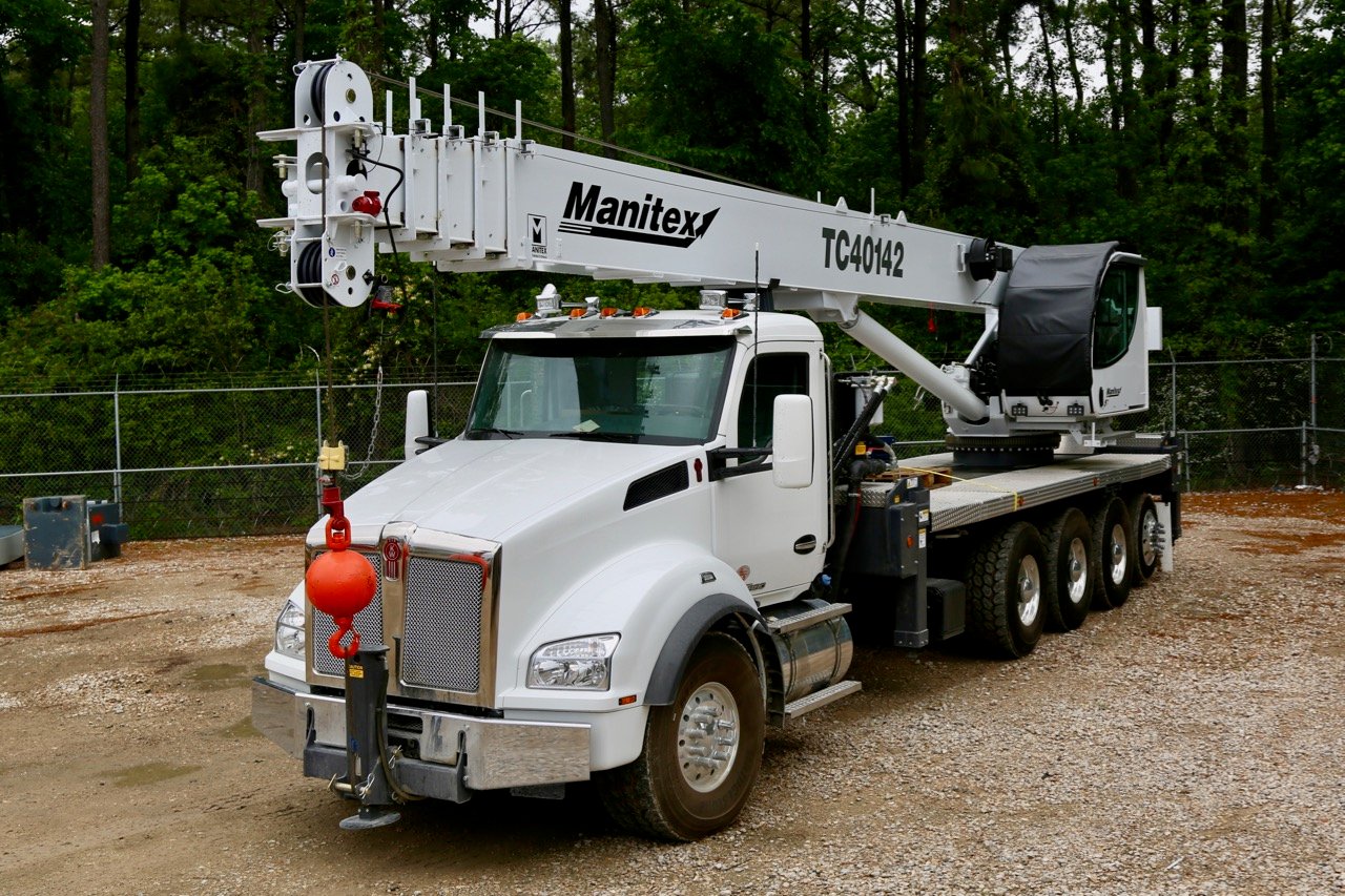 Used 2019 Manitex TC40142 40-ton boom truck for rent #40-028