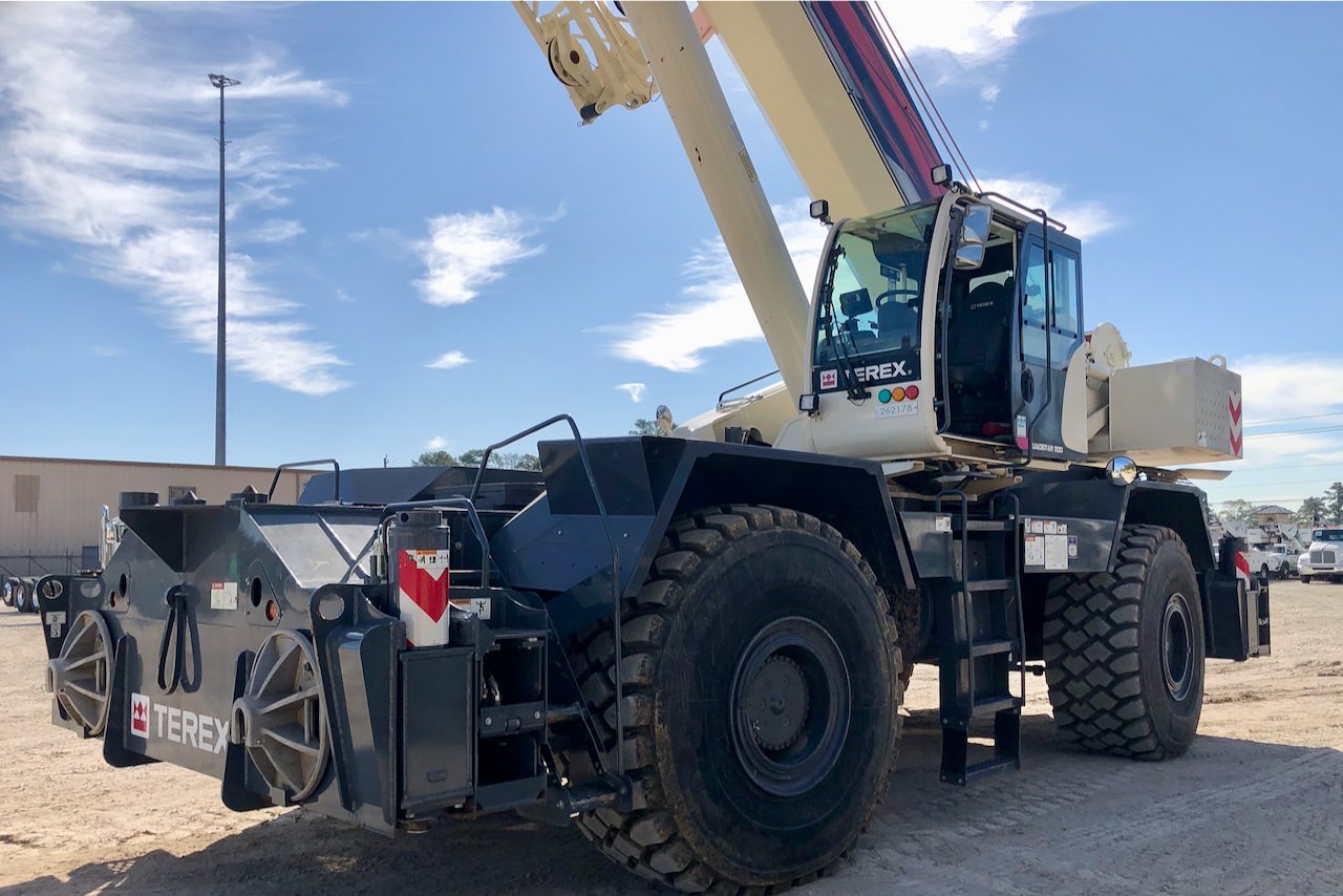 Used 2017 Terex Quadstar 1100 rough terrain crane for sale or rent #110-001