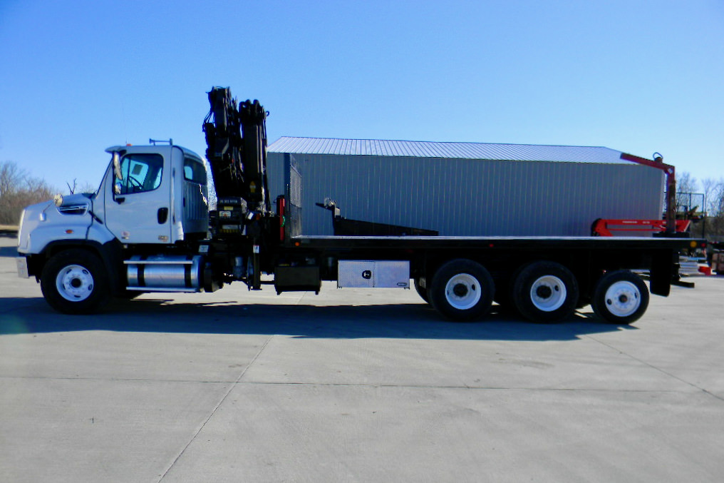 SOLD Used 2013 Hiab XS 322 E4 HiPro drywall crane for sale on