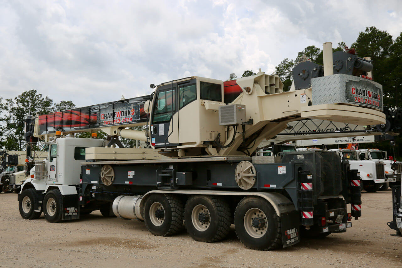 Used 2018 Terex Crossover 8000 80ton boom truck for sale or rent 80018